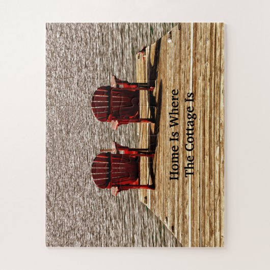 Thuis is waar het materiaal zich bevindt legpuzzel (Verticaal)