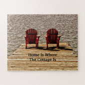 Thuis is waar het materiaal zich bevindt legpuzzel (Horizontaal)