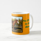 Thuis is waar het paard zich bevindt koffiemok (Voorkant rechts)