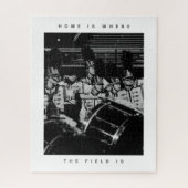 Thuis is waar het veld is legpuzzel (Verticaal)