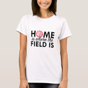 Thuis Is Waar Het Veld Is T-shirt