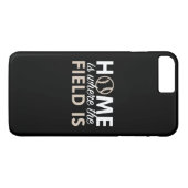 Thuis is waar het veld zich bevindt Case-Mate iPhone case (Achterkant (Horizontaal))