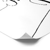 Thuis is waar ik ook ben bij jouw poster print (Hoek)