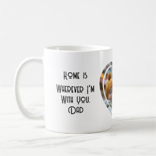 Thuis is waar ik ook ben met je Custom Photo Koffiemok