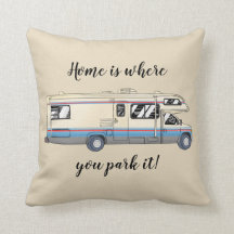 Thuis is waar je de Motorhome Pillow parkeert