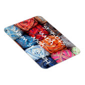 Thuis is waar je garen gestash is magneet (Rechterzijde)