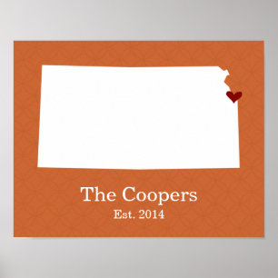 Thuis is waar je hart is - Kansas Poster