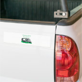 Thuis is waar je het parkeert. bumpersticker (Op Truck)