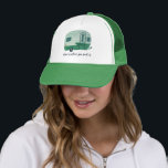 Thuis is waar je het parkeert -  Camper Trailer Trucker Pet<br><div class="desc">Bekijk deze geweldige  kampeerwagen en maak je klaar voor je reis! Bekijk mijn winkel ook voor meer design!</div>