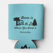 Thuis is waar je het parkeert | Camping Blikjeskoeler (Voorkant)