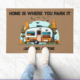 Thuis Is Waar Je Het Parkeert Deurmat