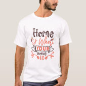 Thuis is waar je honing is - Bij T-shirt (Voorkant)