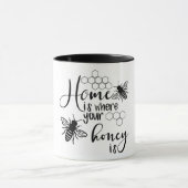 Thuis is waar je honing is mok (Midden)