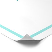 Thuis is waar je je flamingos neerzet | WATERVERF Poster (Hoek)