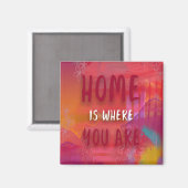 Thuis is waar je magneet bent (Voorkant / Achterkant)