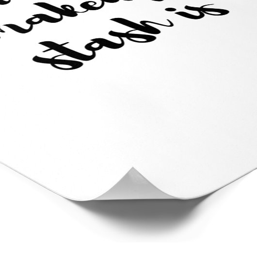 Thuis is waar je make-upslag... poster (Hoek)