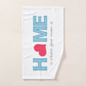 Thuis is waar je moeder is bad handdoek (Handdoek)