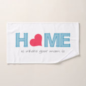 Thuis is waar je moeder is bad handdoek (Handdoek)