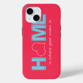Thuis is waar je moeder is Case-Mate iPhone case (Achterkant)