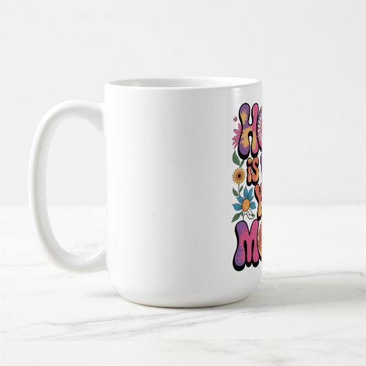 Thuis is waar je moeder is koffiemok (Links)