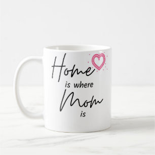 Thuis is waar je moeder is koffiemok