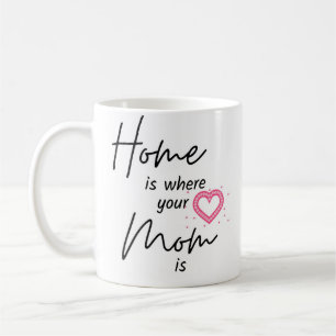 Thuis is waar je moeder is koffiemok