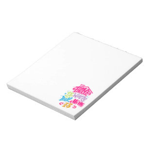 Thuis is waar je moeder is notitieblok