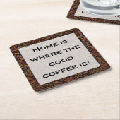 THUIS IS WAAR... KARTONNEN ONDERZETTERS (Schuin)