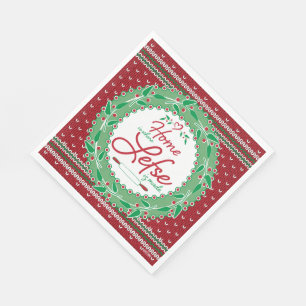 Thuis is waar Lefse gemaakt is! Servet