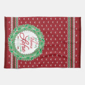 Thuis is waar Lefse gemaakt is! Theedoek (Horizontaal)