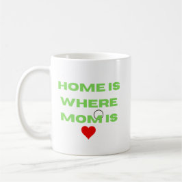 Thuis is waar mama is koffiemok