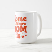 Thuis is waar mama is koffiemok (Voorkant rechts)