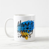 Thuis is waar mama is koffiemok (Links)