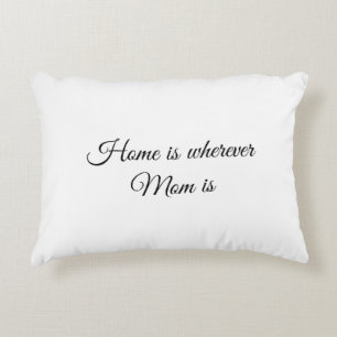 Thuis is waar mama is-kussen accent kussen