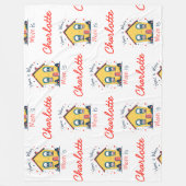 Thuis is waar mama is | Moederdag Fleece Deken (Voorkant)