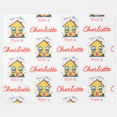 Thuis is waar mama is | Moederdag Fleece Deken (Voorkant (Horizontaal))