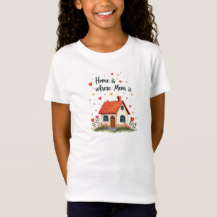 Thuis is waar mama is - Sweet Heartfelt Mother's D T-shirt