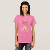 Thuis is waar mama is. t-shirt (Voorkant volledig)