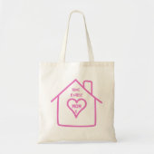 Thuis is waar mama is tote bag (Voorkant)