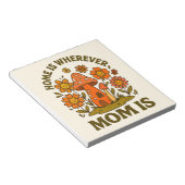 Thuis is waar mama Moederdag is Notitieblok (Schuin)