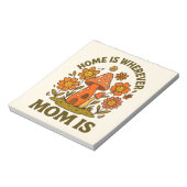 Thuis is waar mama Moederdag is Notitieblok (Linkerzijde)
