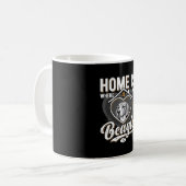 Thuis is waar mijn Beagle is_1 Koffiemok (Voorkant links)