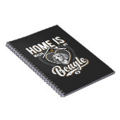 Thuis is waar mijn Beagle is_1 Notitieboek (Rechterzijde)