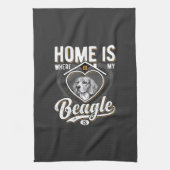 Thuis is waar mijn Beagle is_1 Theedoek (Verticaal)