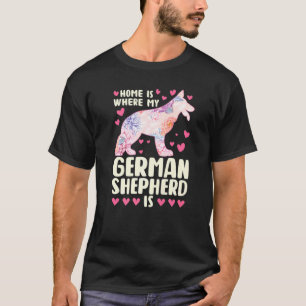 Thuis is waar mijn Duitse herder nummer 1 is T-shirt