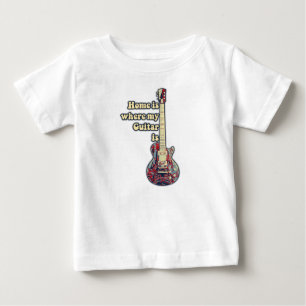 Thuis is waar mijn gitaar is. motivatie woorden