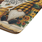 Thuis is waar mijn honing rustieke bloemboom snijplank (Hoek)