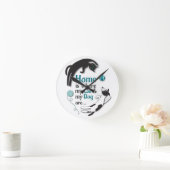 Thuis is waar mijn kat en mijn hond zijn ronde klok (Huis)