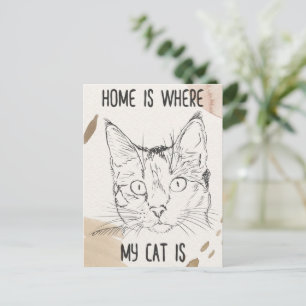 Thuis Is Waar Mijn Kat Is, Thuis Is Waar Kat Is Briefkaart
