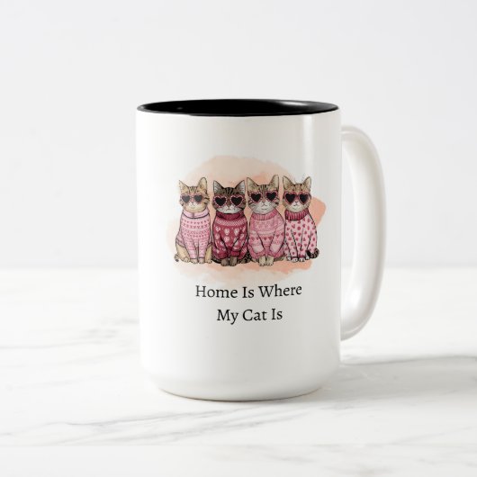 Thuis is waar mijn kat Mok is (Voorkant rechts)